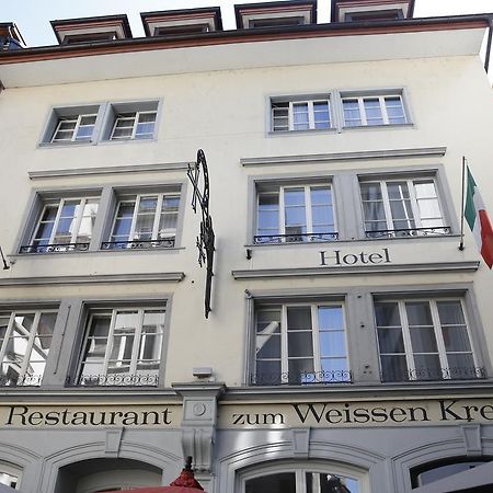 Boutique Hotel Weisses Kreuz - Adult Only Hotel Lucerne Bagian luar foto